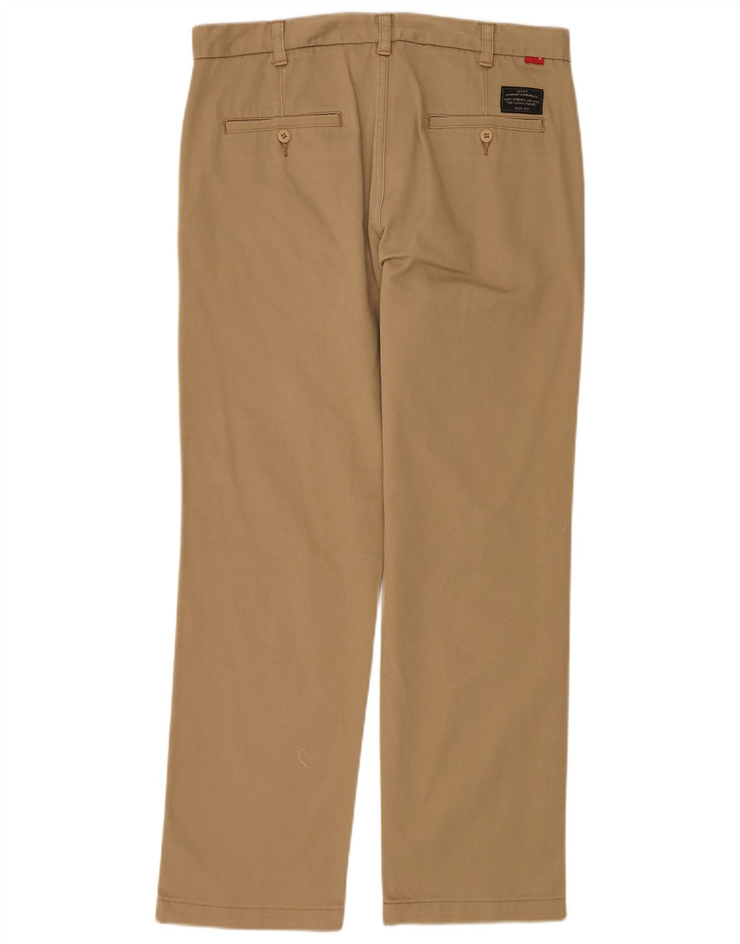Levi's Straight Chino Bukser til mænd W34 L29 Beige Bomuld