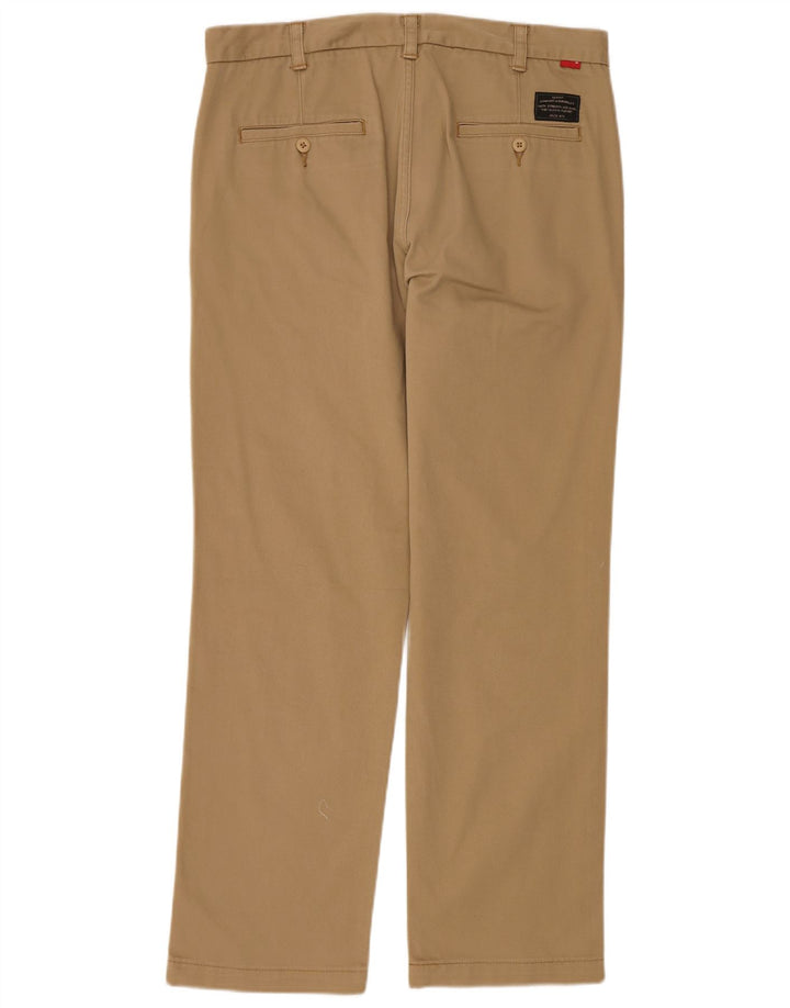 Levi's Straight Chino Bukser til mænd W34 L29 Beige Bomuld