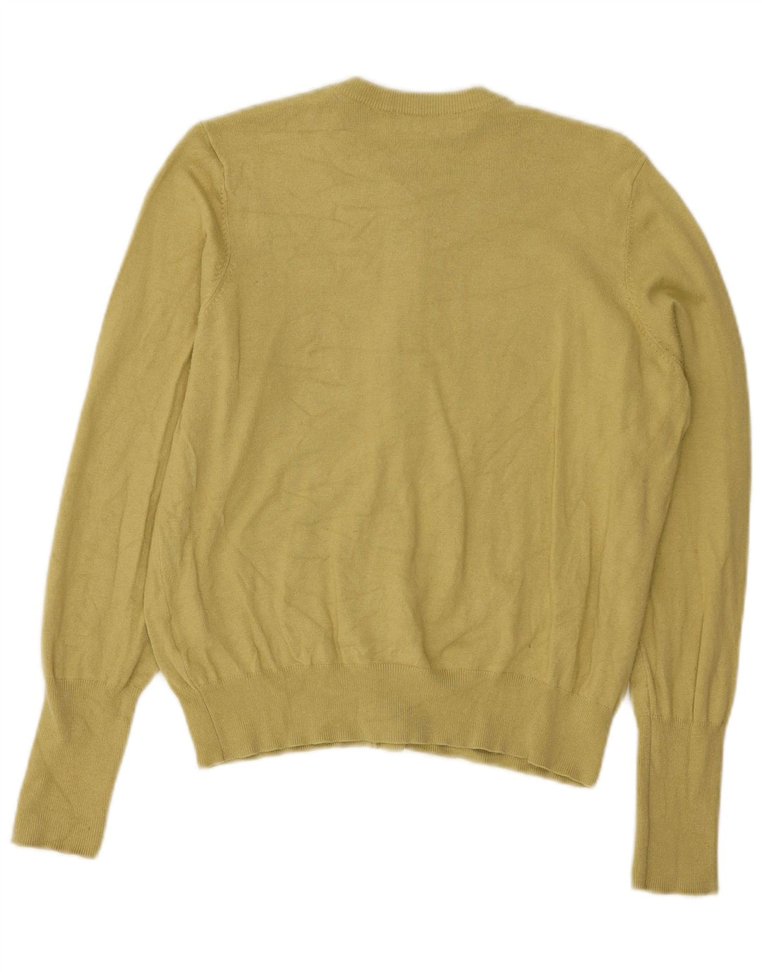 Marks & Spencer Dame Cardigan Sweater UK 14 Medium Green Viscose