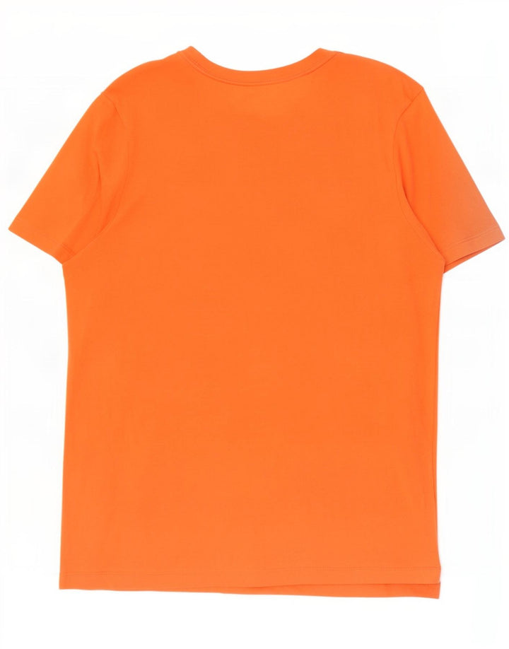 Nike grafisk t-shirt til mænd, medium orange bomuld