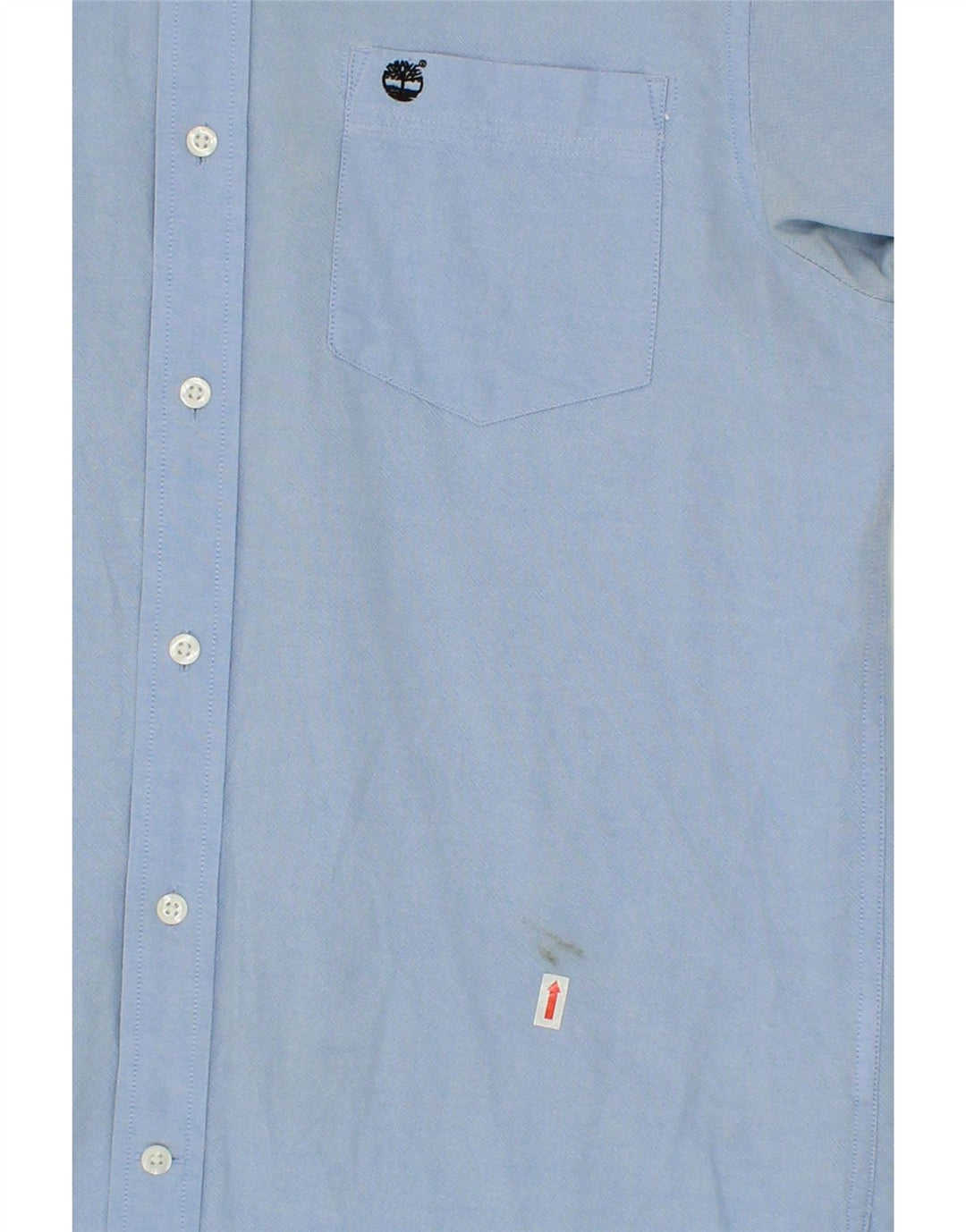 TIMBERLAND Mens Regular Fit Shirt Medium Blue Vintage Timberland and Second-Hand Timberland from Messina Hembry 