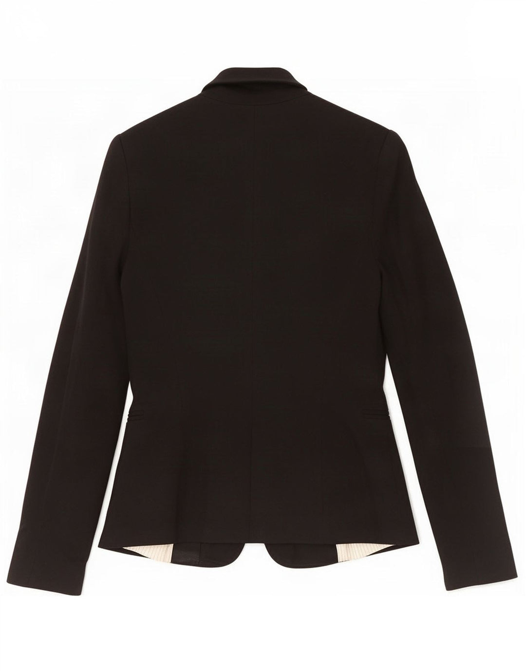 Zara Dame 1 Knap Blazer Jacket UK 10 Small Black Viscose