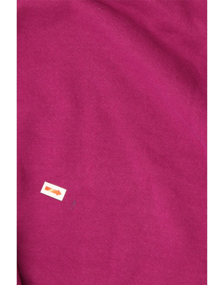 RUSSELL ATHLETIC Mens Sweatshirt Jumper Large Burgundy Cotton