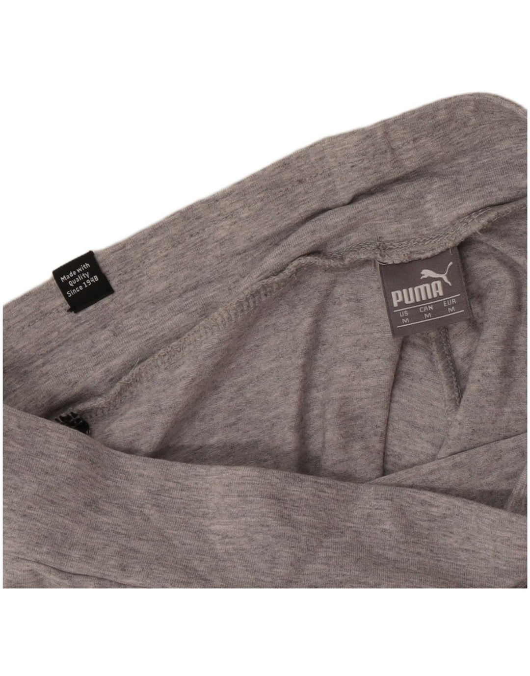 Puma Womens Leggings UK 14 Medium Grey Colourblock