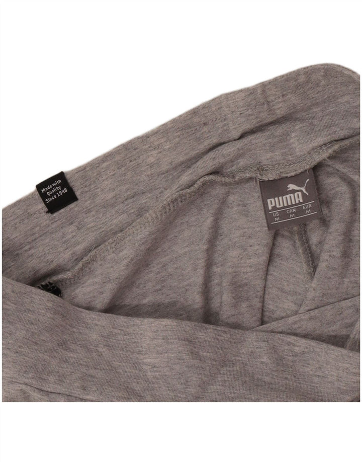 Puma Womens Leggings UK 14 Medium Grey Colourblock