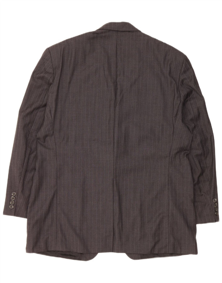 Ralph Lauren Herre 2-knaps blazerjakke UK 44 XL Grå nålestribet uld