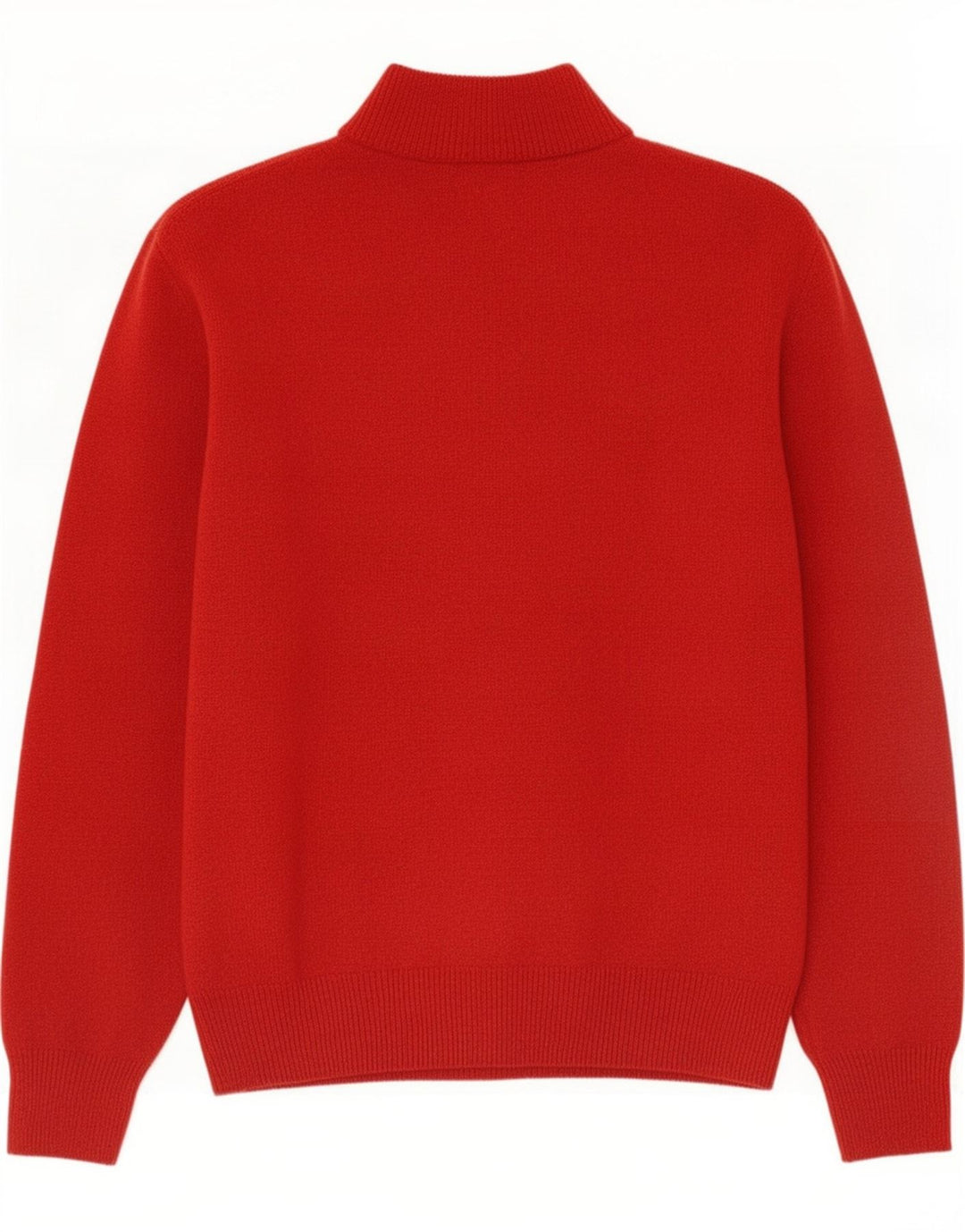Gant Herre Zip Neck Jumper Sweater Medium Rød Uld
