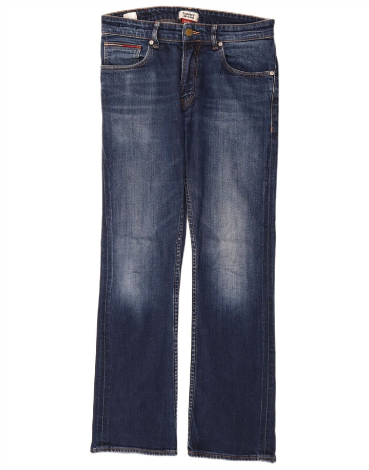 TOMMY HILFIGER Bootcut jeans til mænd W32 L32 blå bomuld