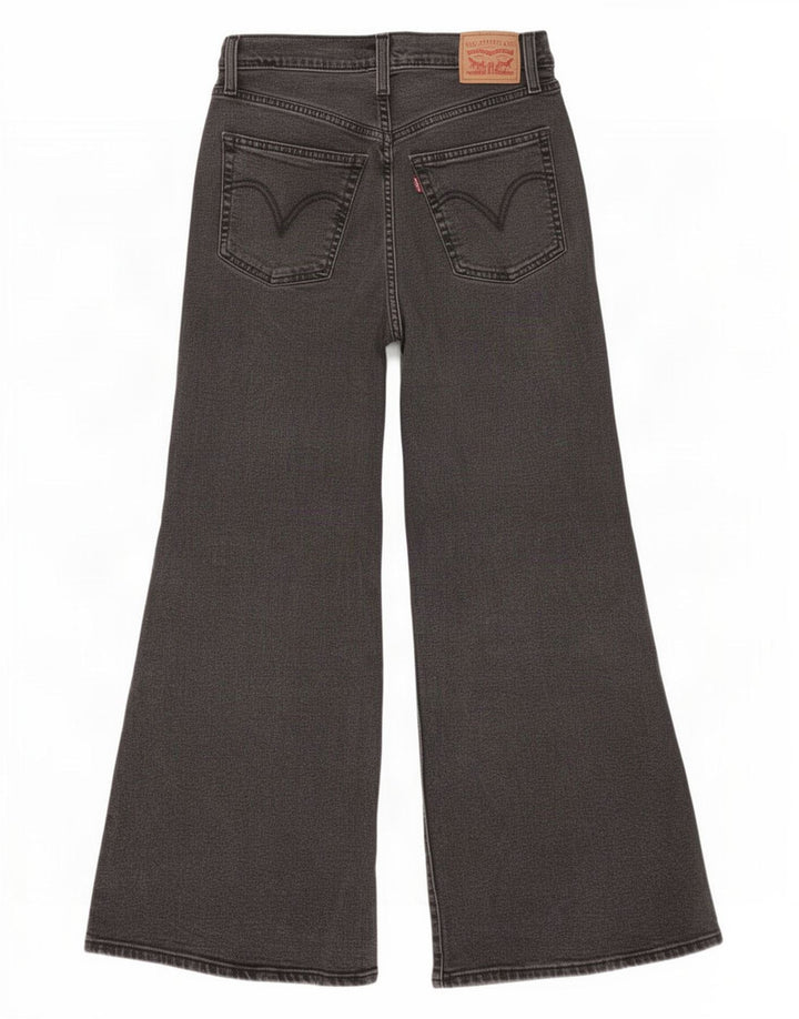 Levi's Dame Ribcage High Rise Flared Jeans W30 L28 Grå