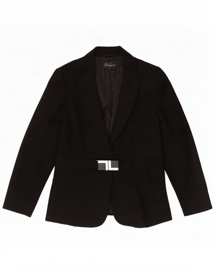 Luisa Spagnoli Dame Blazer Jacket IT 46 Large Black Polyester