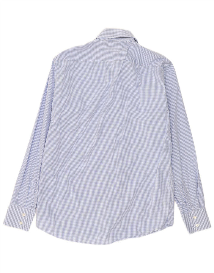 Hugo Boss Herreskjorte str. 40 15 3/4 Medium Blue Gingham