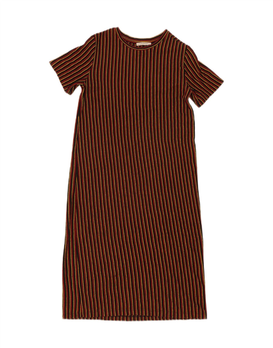 Zara Womens Shift Dress UK 10 Small Multicolored Striped