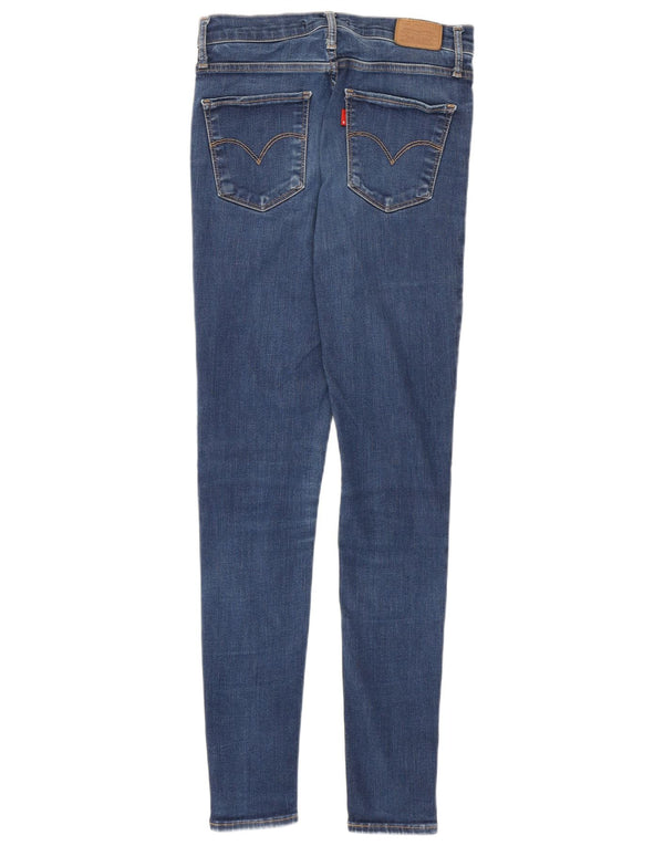 Levi's Dame 720 High Rise Super Skinny Jeans W27 L30 Marineblå Bomuld