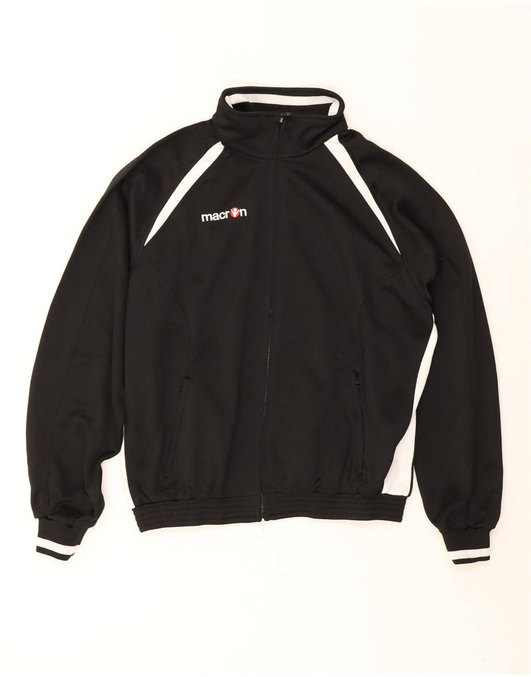 Macron Herre Loose Fit træningsdragt Topjakke Lille Sort Colourblock