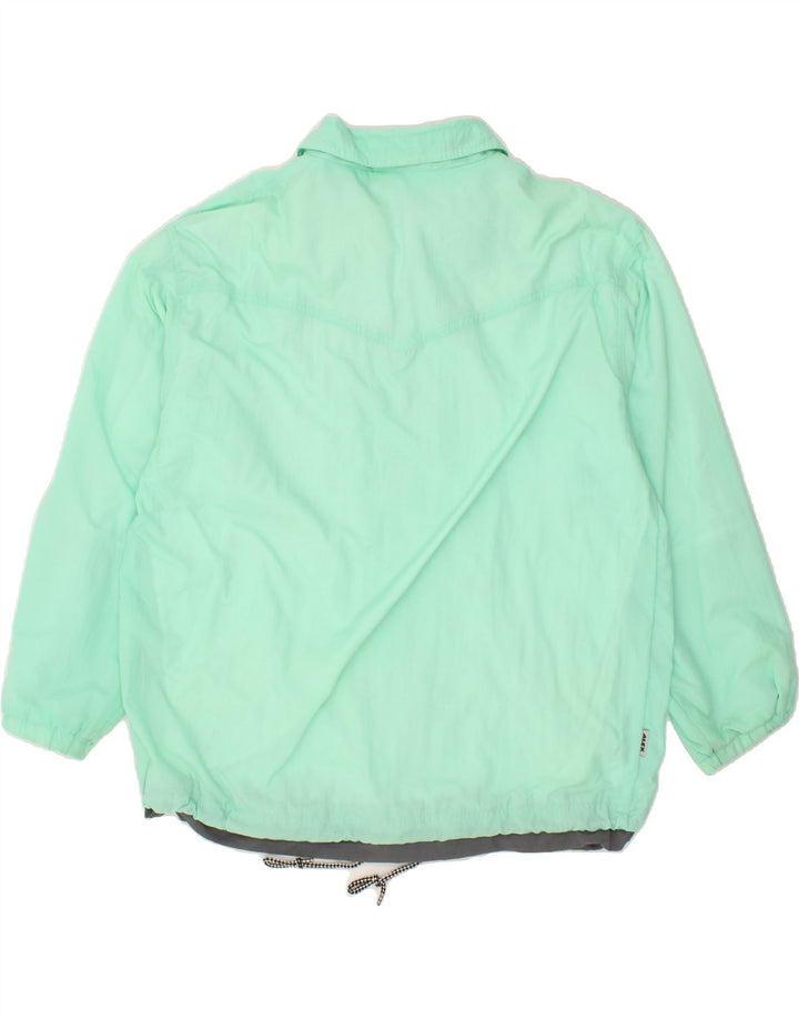 ALEX Womens Rain Jacket UK 18 XL Green Polyamide Vintage ALEX and Second-Hand ALEX from Messina Hembry 