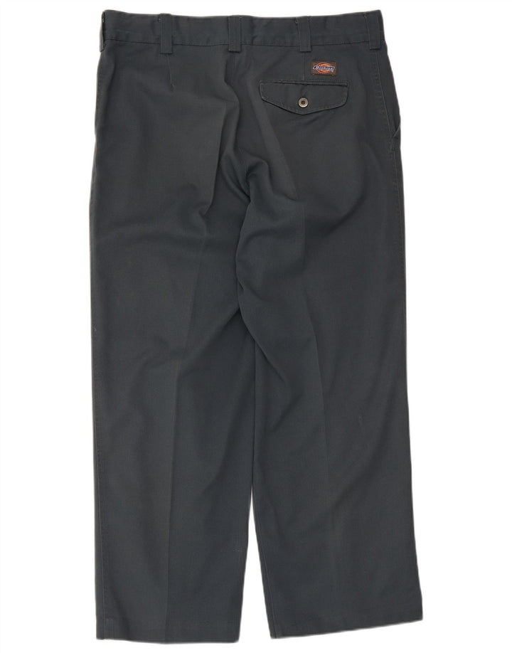 Dickies herre lige jakkesæt bukser W36 L26 Grå polyester
