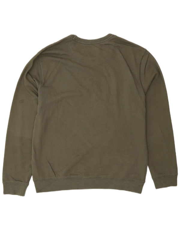 French Connection Herre Sweatshirt Jumper XL Khaki Bomuld