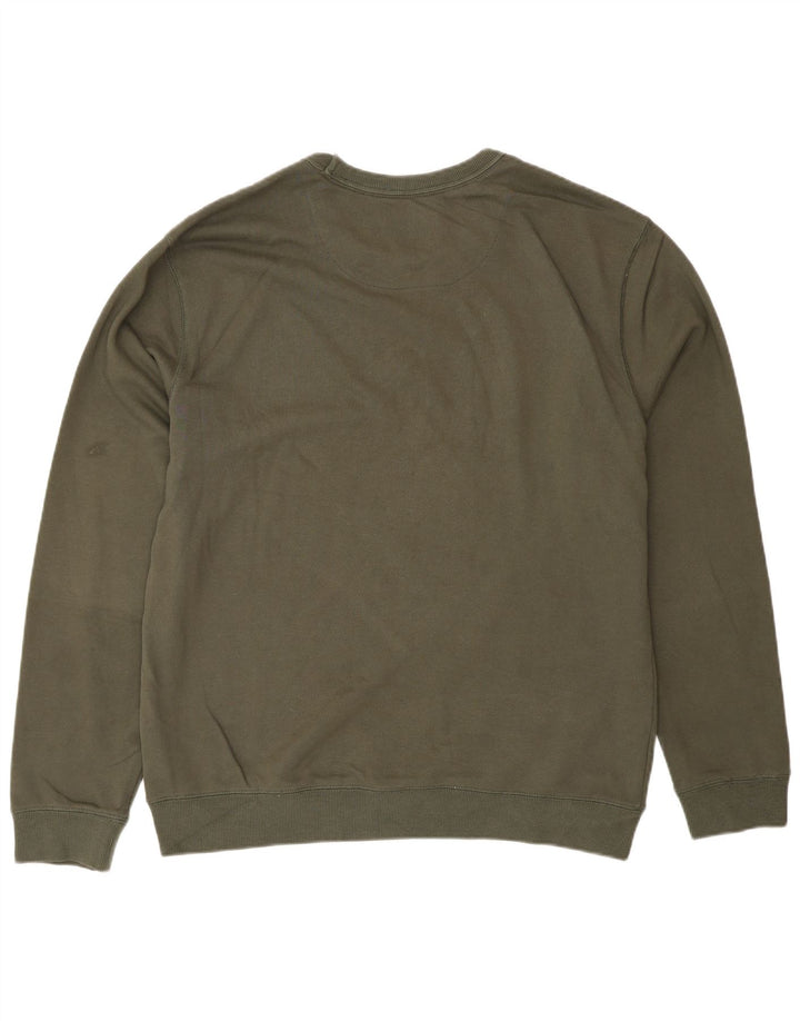 French Connection Herre Sweatshirt Jumper XL Khaki Bomuld