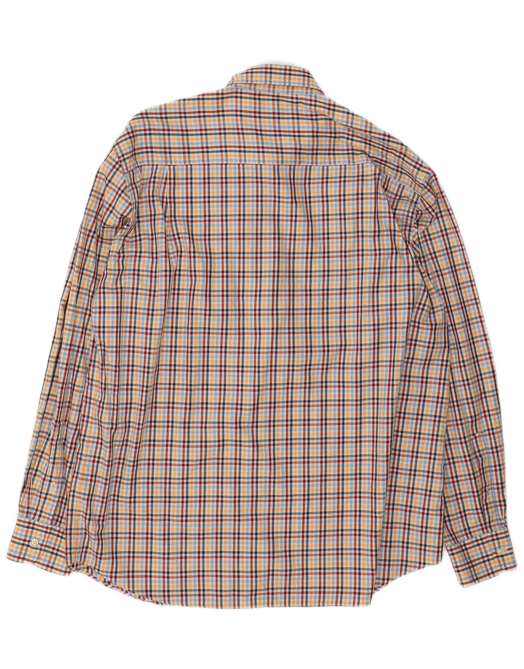 Paul & Shark Herre flannelskjorte str. 43 XL Flerfarvet ternet bomuld