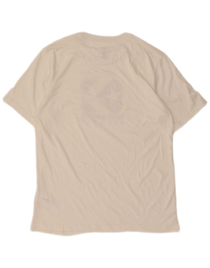 Converse grafisk t-shirt til mænd, lille hvid bomuld