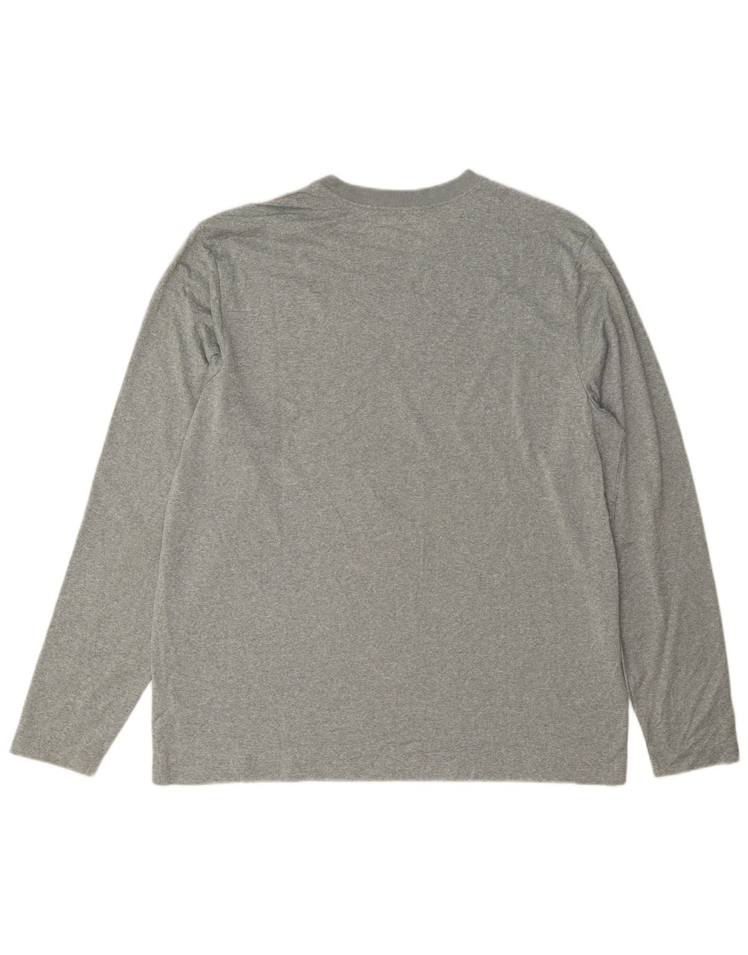 Nike Herre Dri Fit Top Langærmet XL Grå Flecked Polyester