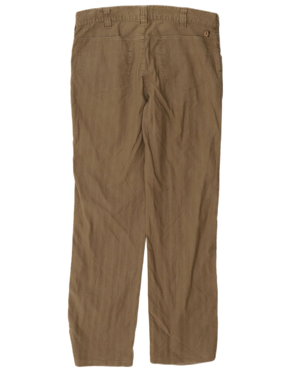 Trussardi Herre Regular Casual Bukser IT 50 Large W34 L31 Khaki Cotton
