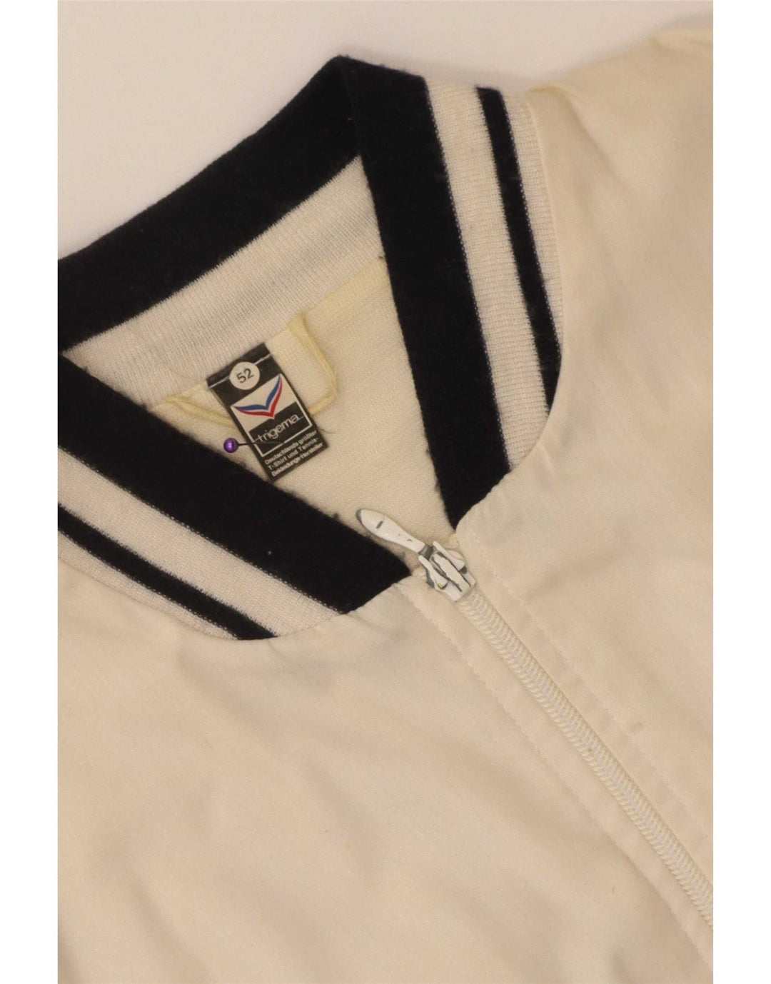 Trigema Bomberjakke til mænd IT 52 XL Hvid Colourblock Polyester