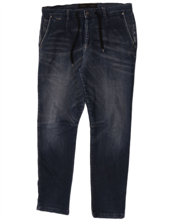 Guess Slim Jeans til mænd W33 L32 Marineblå