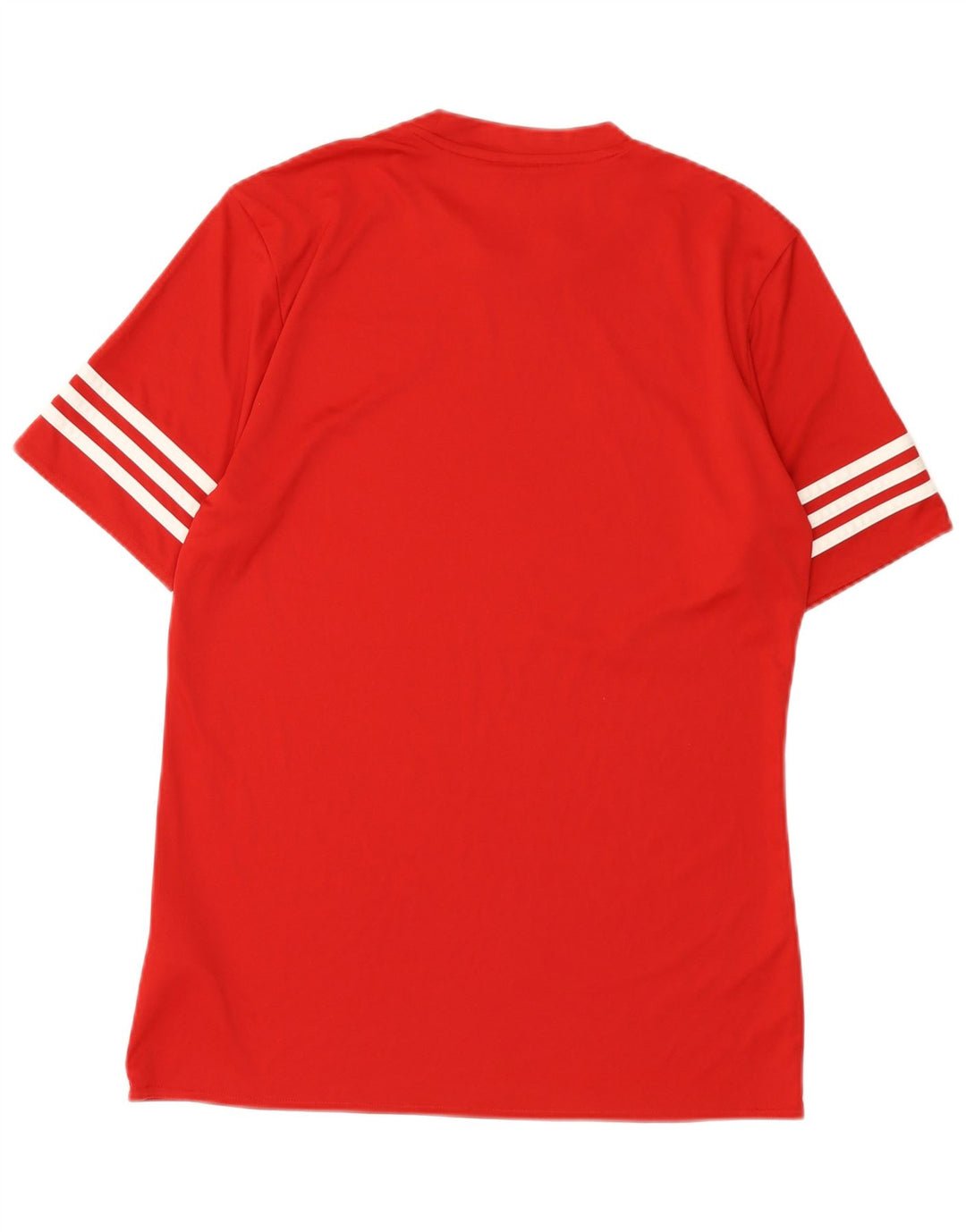 Adidas Herre Climalite T-Shirt Top Medium Rød Polyester