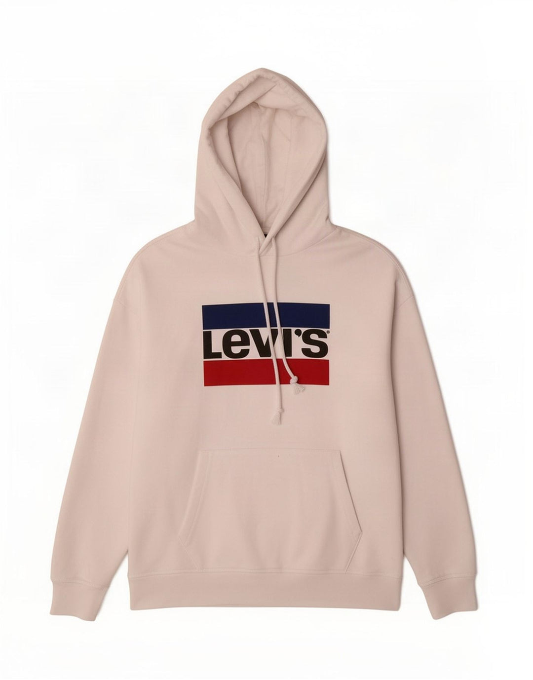 Levi's Grafisk hættetrøje til mænd mellem hvid bomuld