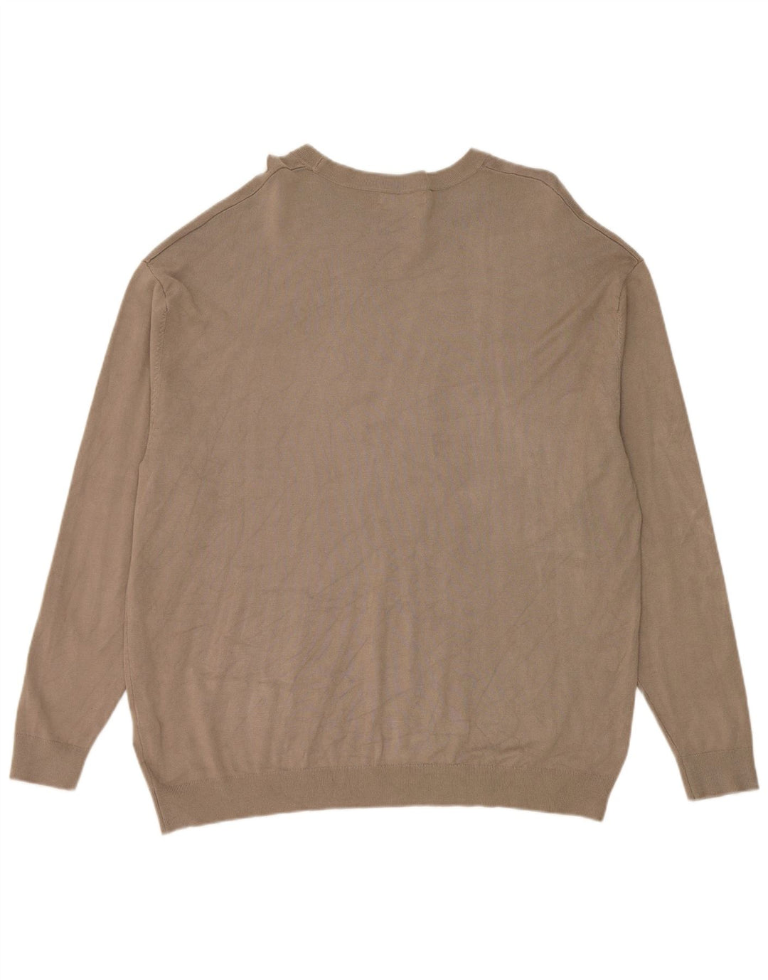 Zara Herre sweater med rund hals XL Grå viskose