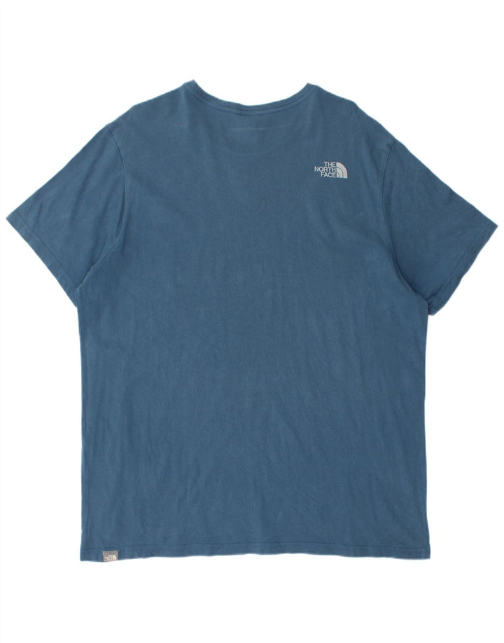 The North Face Herre Grafisk T-Shirt Top XL Blå