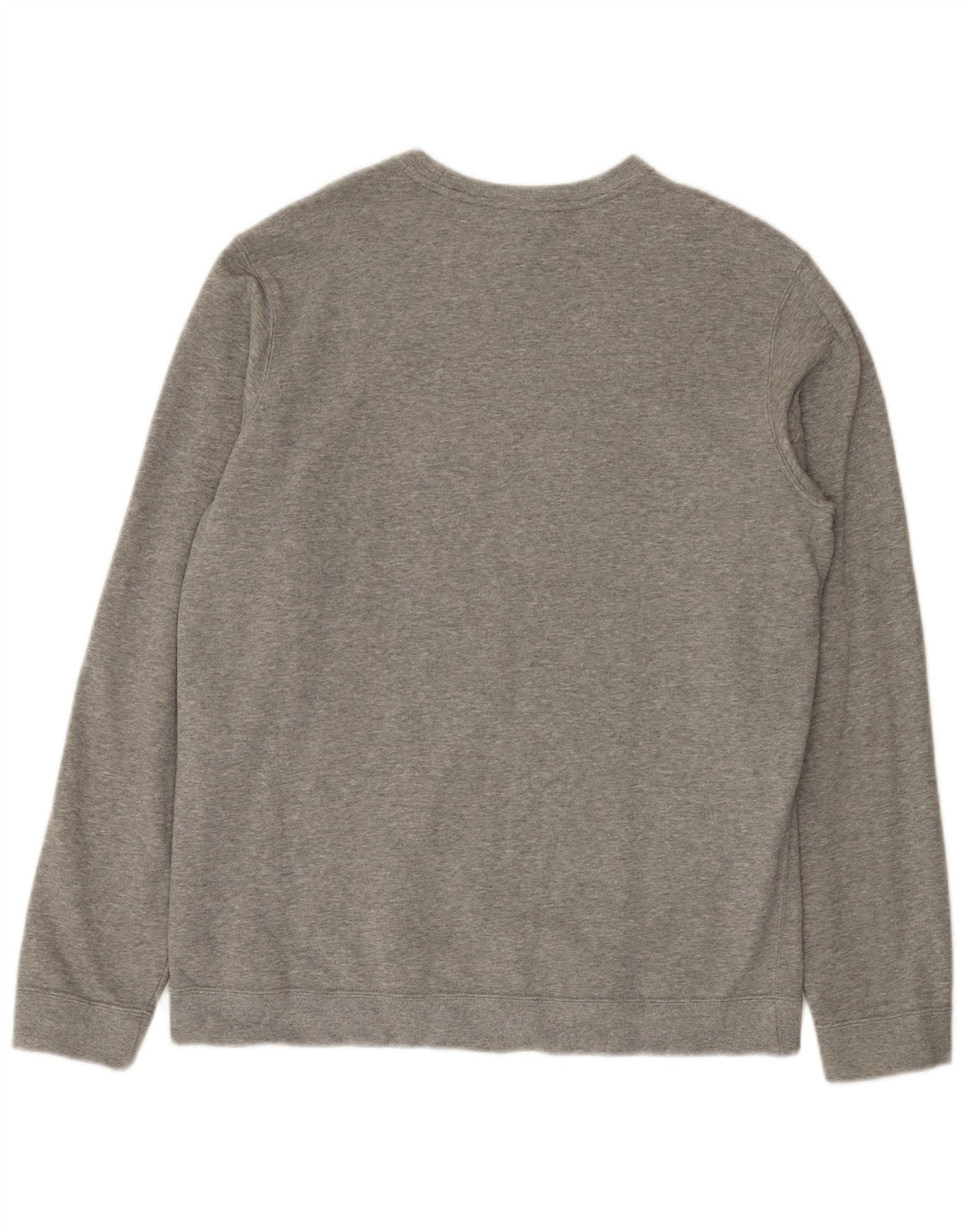 Nike grafisk sweatshirt til mænd, stor grå flækket bomuld