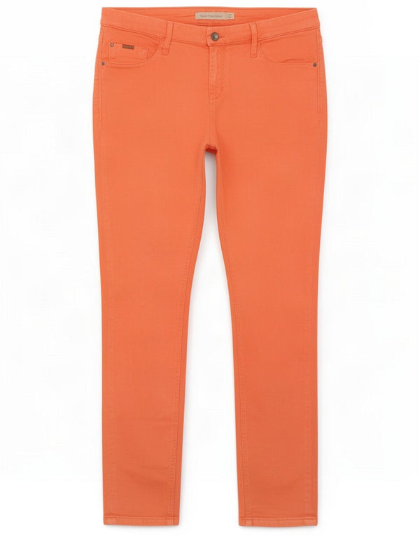 Calvin Klein Dame Stretch Skinny Jeans W33 L32 Orange Bomuld