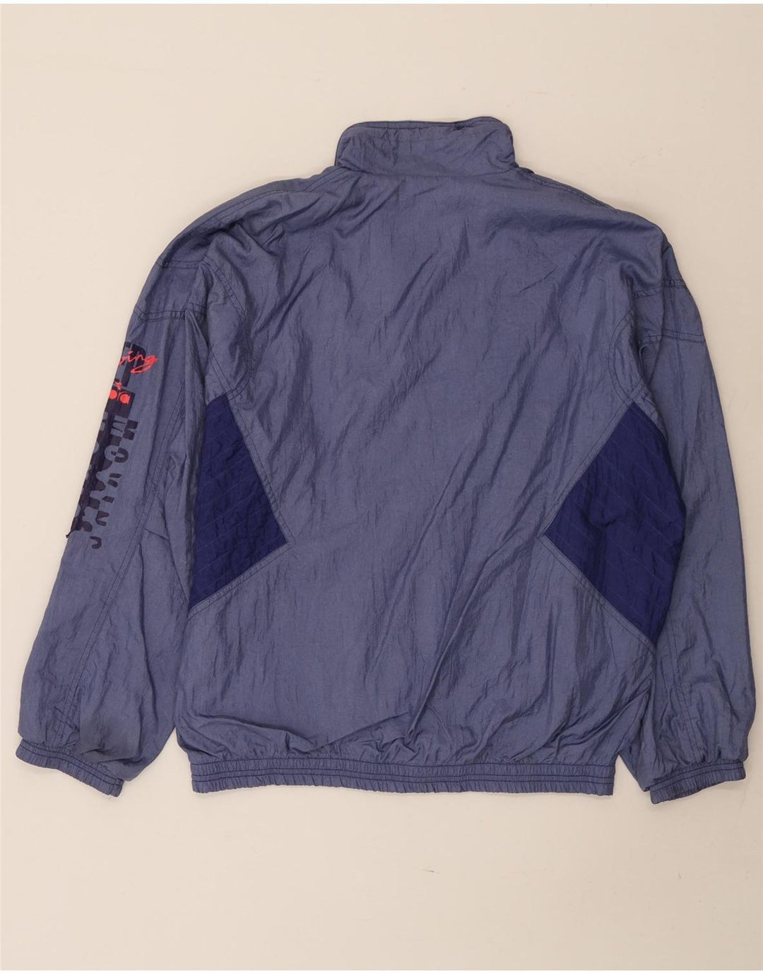 Diadora Graphic Full Tracksuit Large Marineblå Colourblock