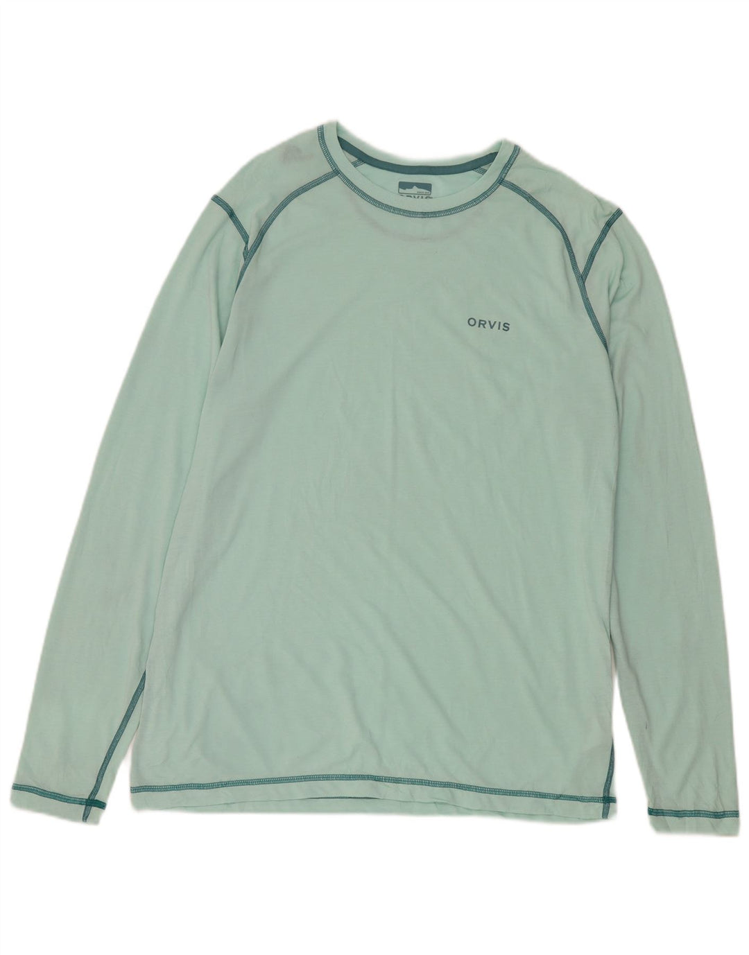 Orvis Herre Top Langærmet Medium Grøn Polyester