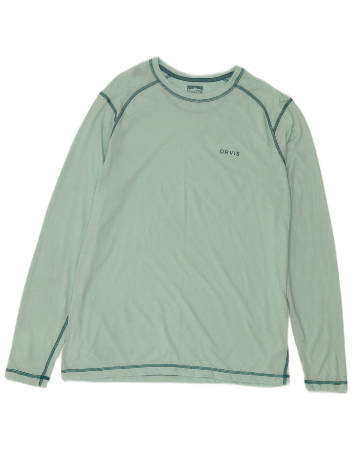 Orvis Herre Top Langærmet Medium Grøn Polyester