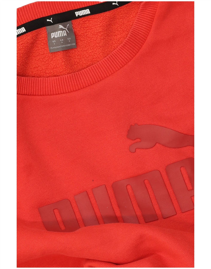 Puma Herre Grafisk Sweatshirt Jumper Lille Rød