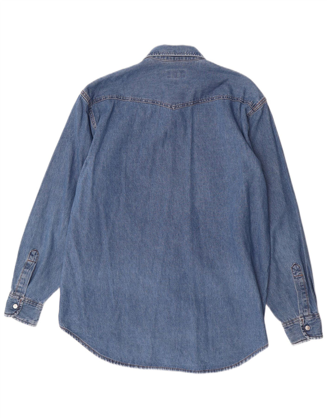 CARRERA Denimskjorte til mænd mellemblå bomuld