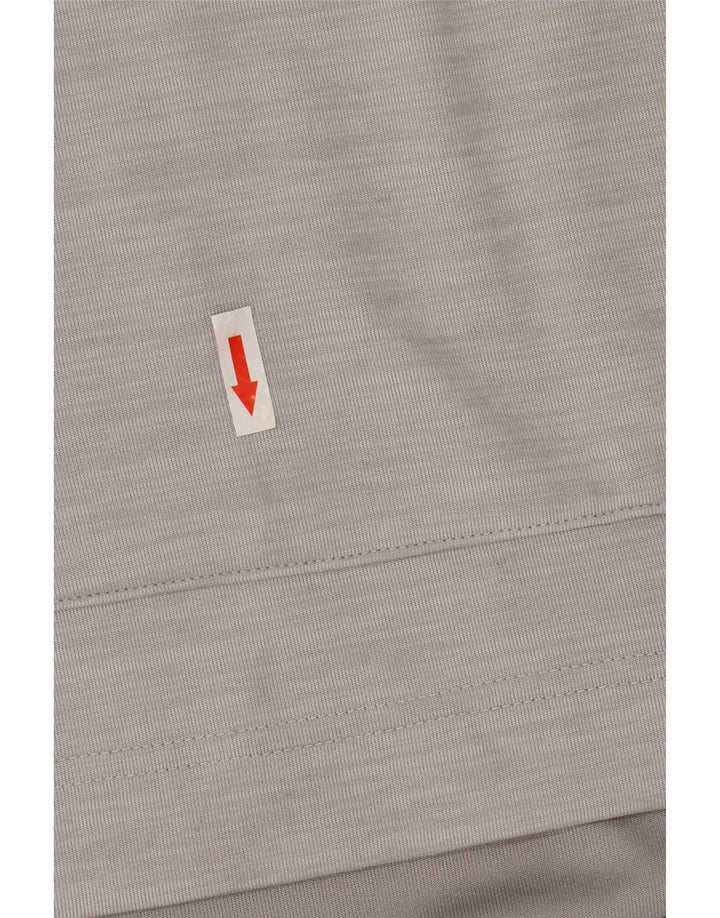 Nike Dame Dri Fit Grafisk Hoodie Jumper UK 14 Medium Grey Polyester