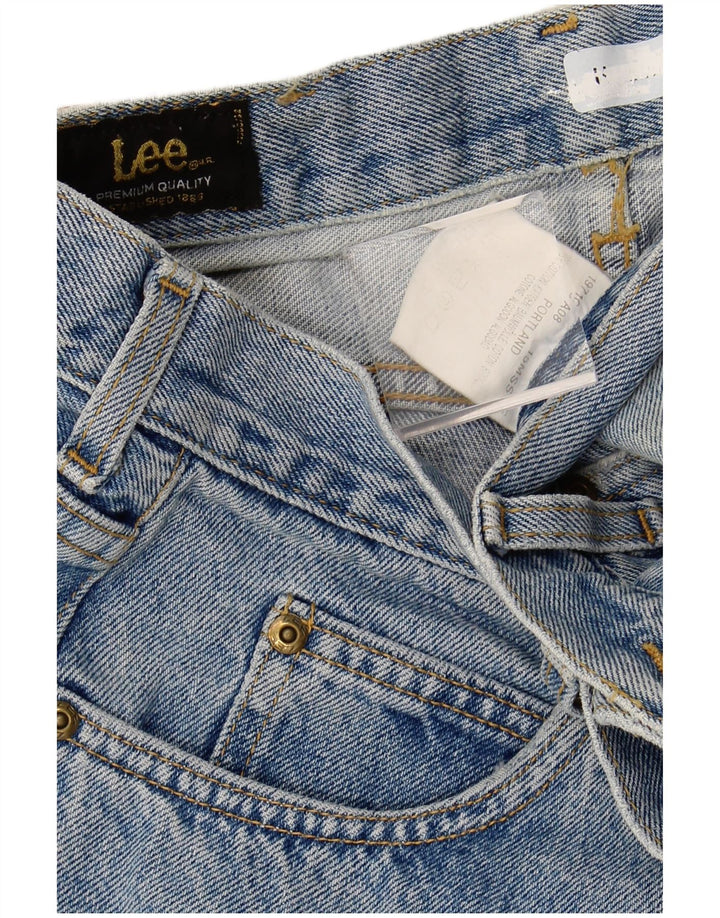 LEE Straight Jeans til mænd W36 L30 Blå Bomuld