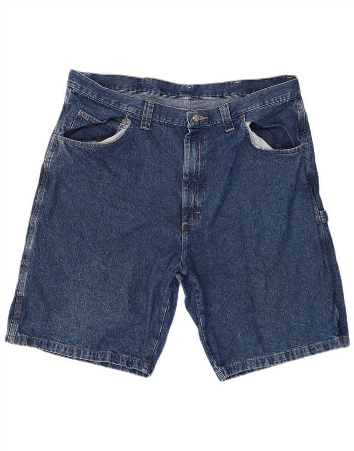 Wrangler Herre Cargo Denim Shorts W38 XL Blå Bomuld