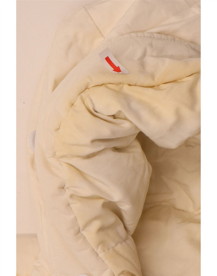 Woolrich Herre hættepolstret jakke UK 40 Large Off White Bomuld