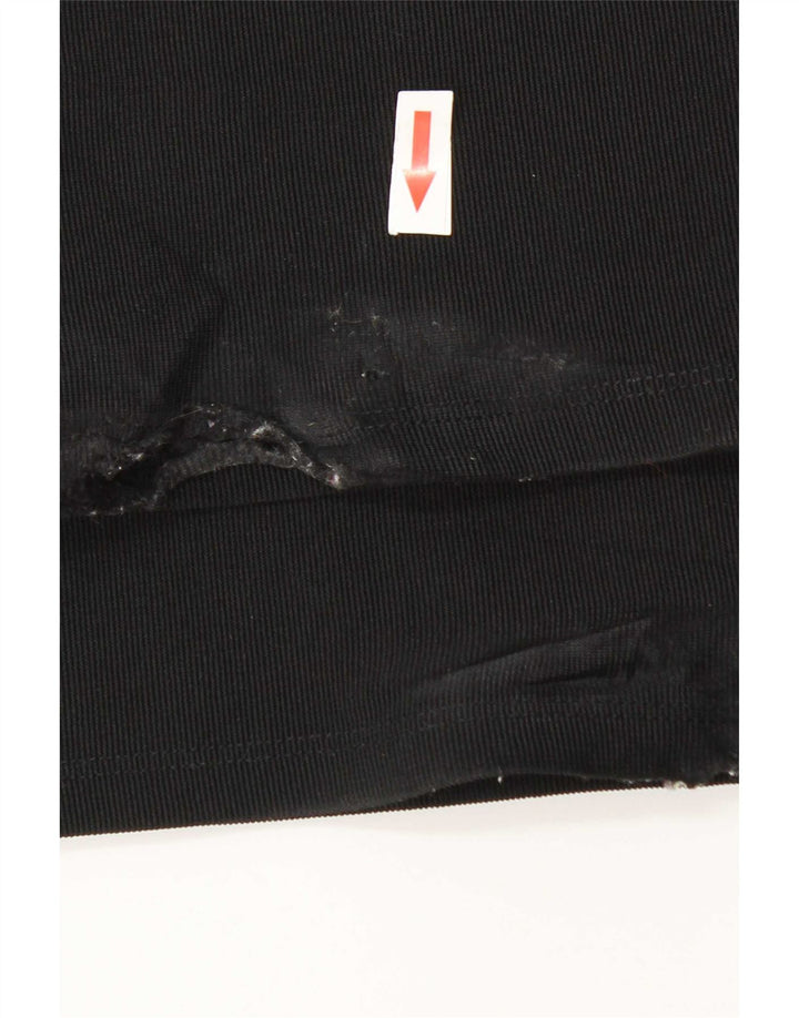 Zara Dame Flare Leggings UK 14 Medium Sort Polyester