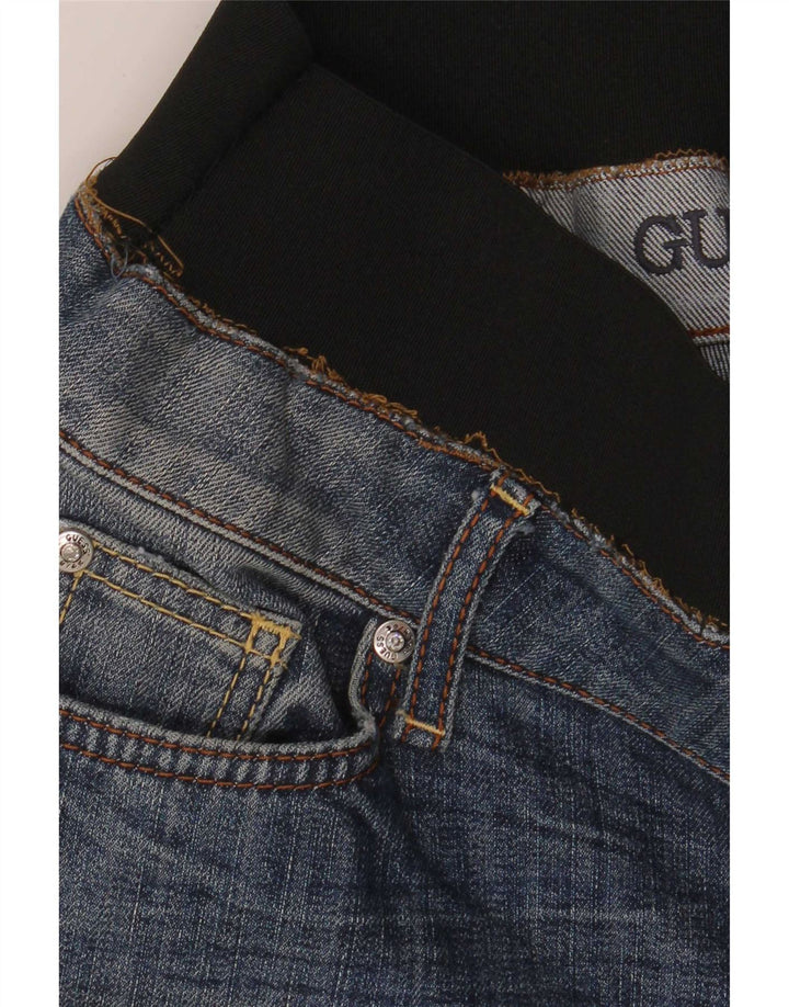 Guess lige jeans til kvinder W24 L28 blå farveblok