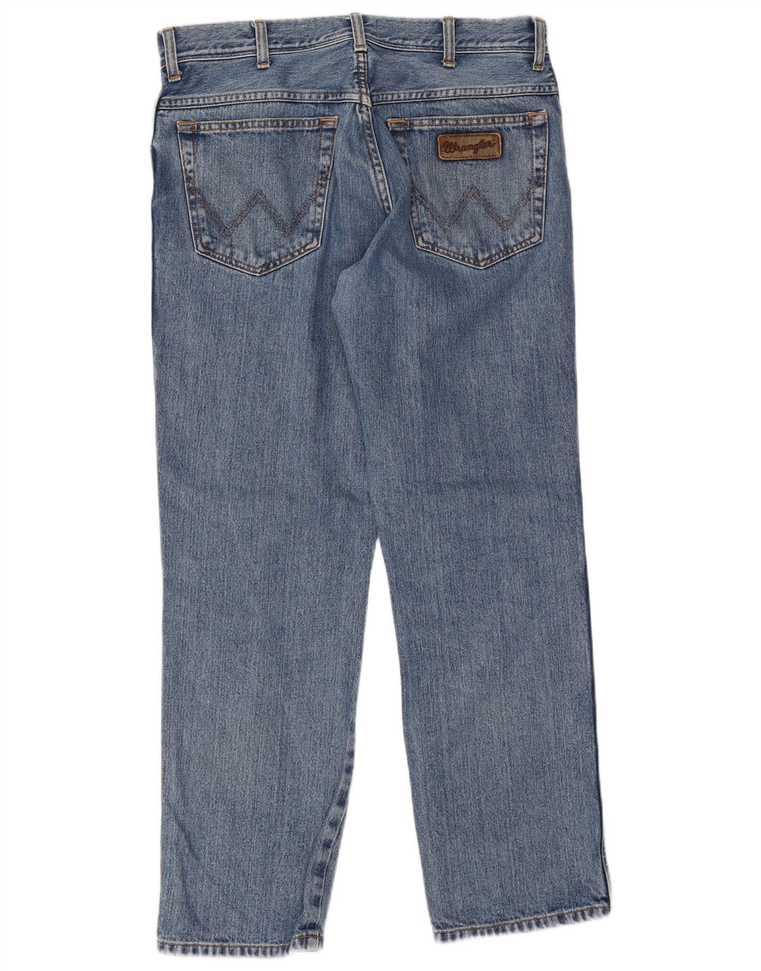 Wrangler Herre Texas Straight Jeans W34 L30 Blå Bomuld