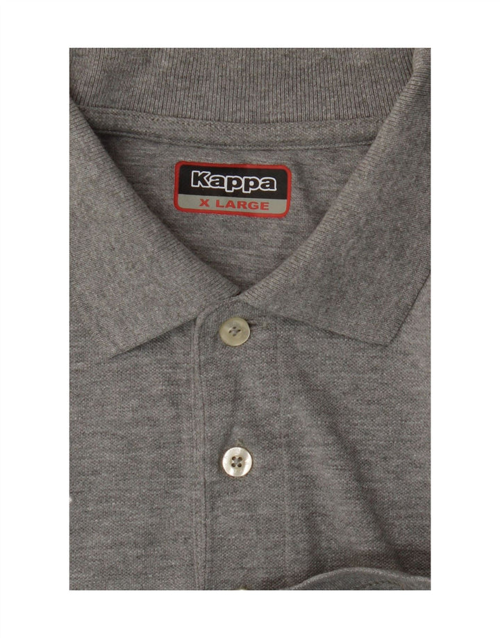 Kappa herre poloshirt XL Grå