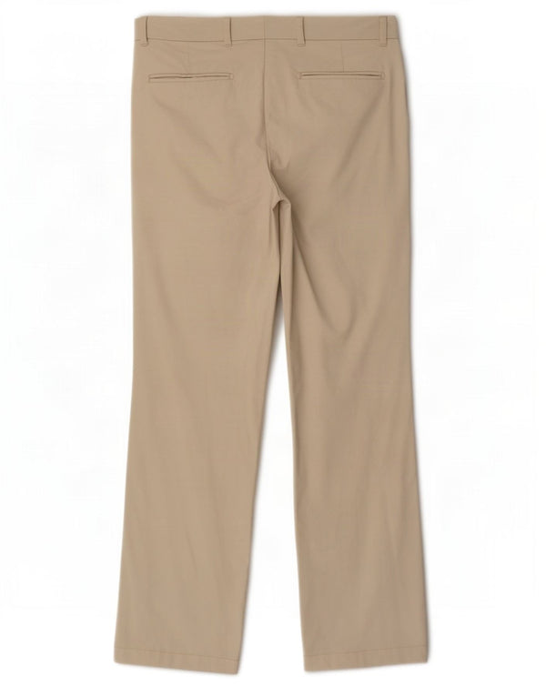 Zara Herre Lige Chinobukser EU 42 Large W32 L30 Beige