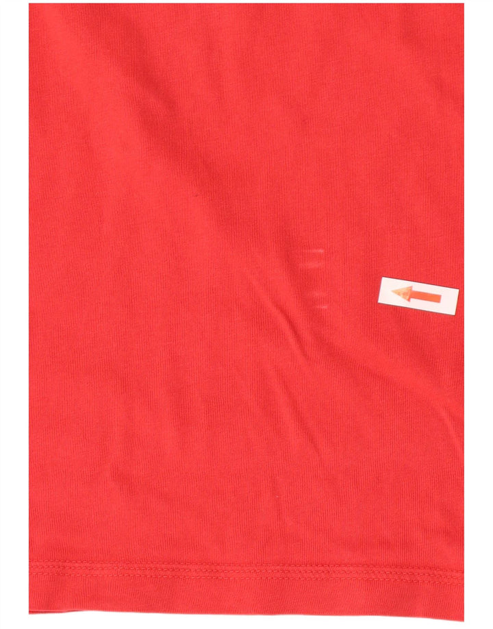 Adidas drenge T-shirt top 13-14 år rød bomuld