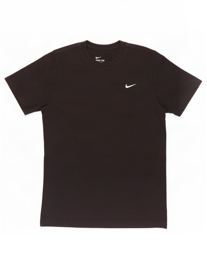 Nike T-shirt top lille sort bomuld til mænd